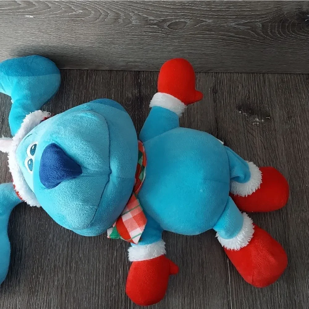 Just Play Blue's Clues & You! Holiday Blue, 15-Inch Large Plush Stuffed Animal